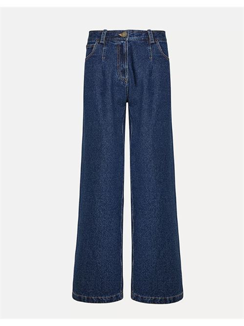 PANTALONE WIDE LEG IN DENIM FORTE_FORTE | 13234 my pantsF46M.4003 denim